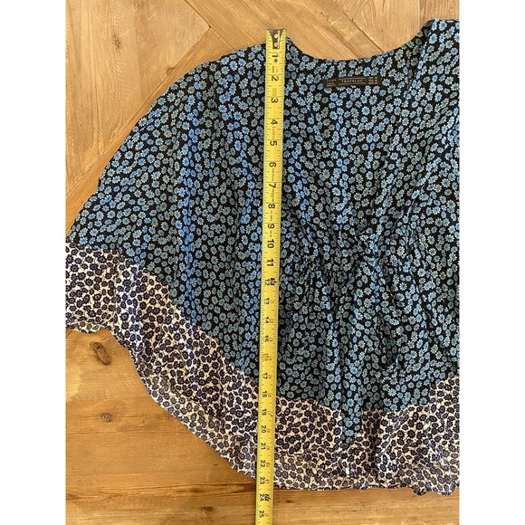 ZARA Trafaluc Fun & Flirty Floral Boho-Style Top Medium - Picture 4 of 4